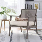 24/7 Shop At Home Aurelia Cane Back Accent Chair