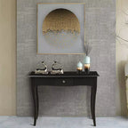 Costway Table Console en Bois Meuble d'Entrée Couloir Canapé d'Appoint Tiroir de Rangement Noir