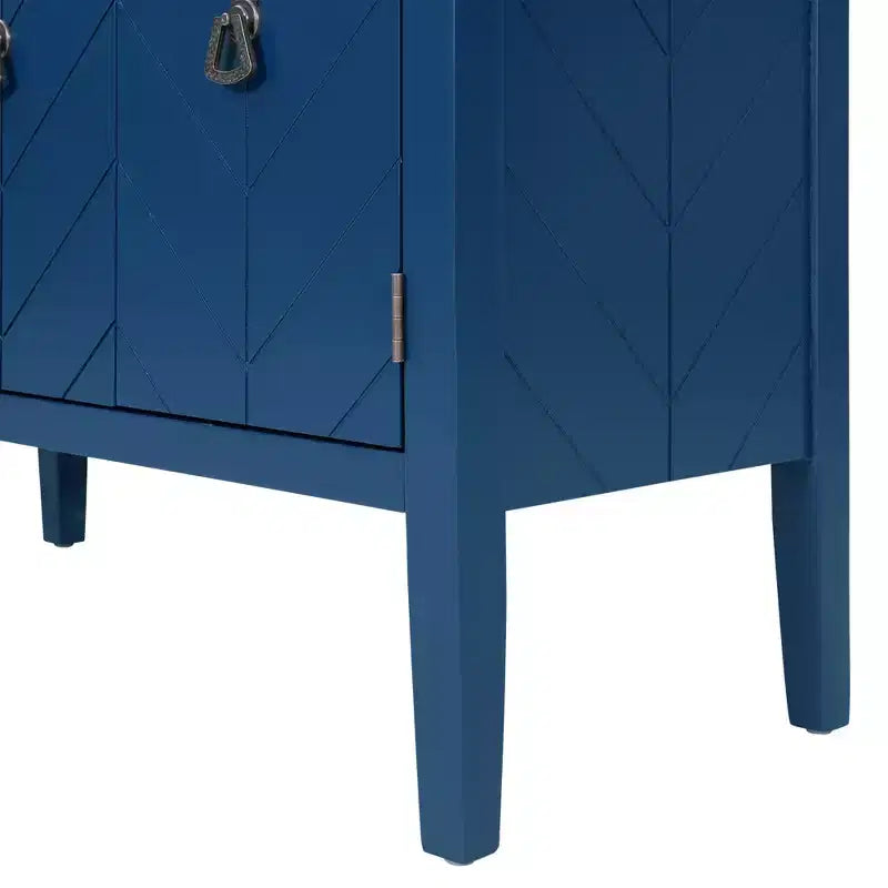 Meuble de rangement d'appoint avec étagère réglable-ModernLuxe