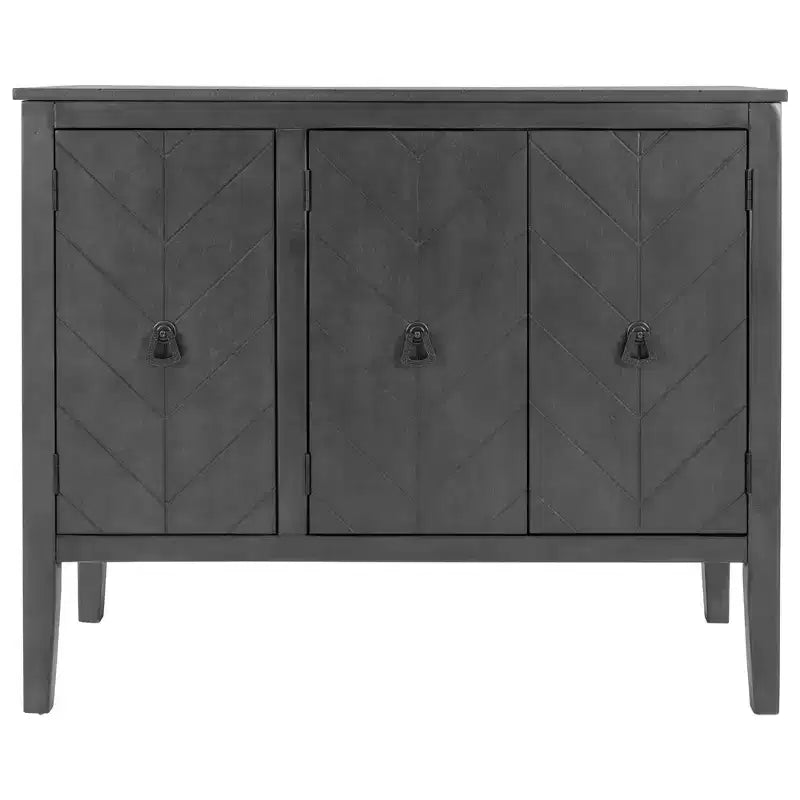 Meuble de rangement d'appoint avec étagère réglable-ModernLuxe