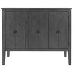 Meuble de rangement d'appoint avec étagère réglable-ModernLuxe