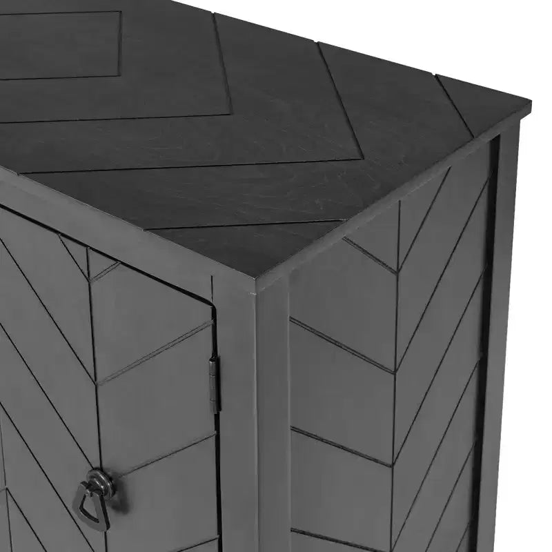 Meuble de rangement d'appoint avec étagère réglable-ModernLuxe