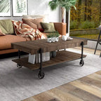 Ensemble de 2 tables basses industrielles Huntingdale - miBasics