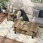 Ensemble de 2 tables basses industrielles Huntingdale - miBasics