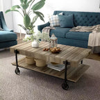 Ensemble de 2 tables basses industrielles Huntingdale - miBasics