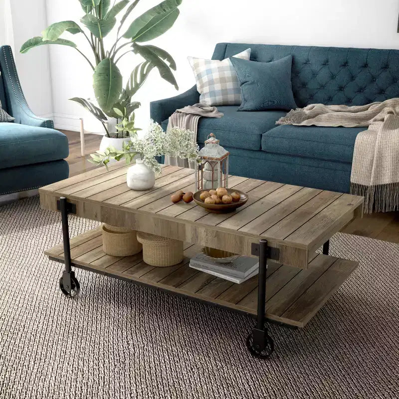 Ensemble de 2 tables basses industrielles Huntingdale - miBasics