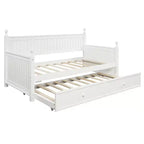 Lit de repos double en bois avec lit gigogne - ModernLuxe