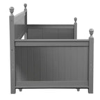 Lit de repos double en bois avec lit gigogne - ModernLuxe