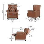 Fauteuil inclinable contemporain capitonné Callade - Christopher Knight Home