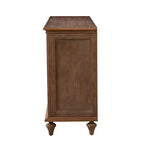 Nikolaj Buffet traditionnel 3 tiroirs de 147 cm de large avec pieds en bois massif | KARAT HOME