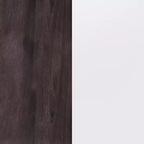 Emma and Oliver Lot de 2 tabourets de bar modernes en bois style ferme avec dossier sculpté décoratif et assise en bois