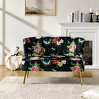 Causeuse contemporaine Trento 47 à motifs floraux | ART OF LIVING DESIGNS