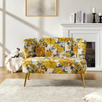 Causeuse contemporaine Trento 47 à motifs floraux | ART OF LIVING DESIGNS