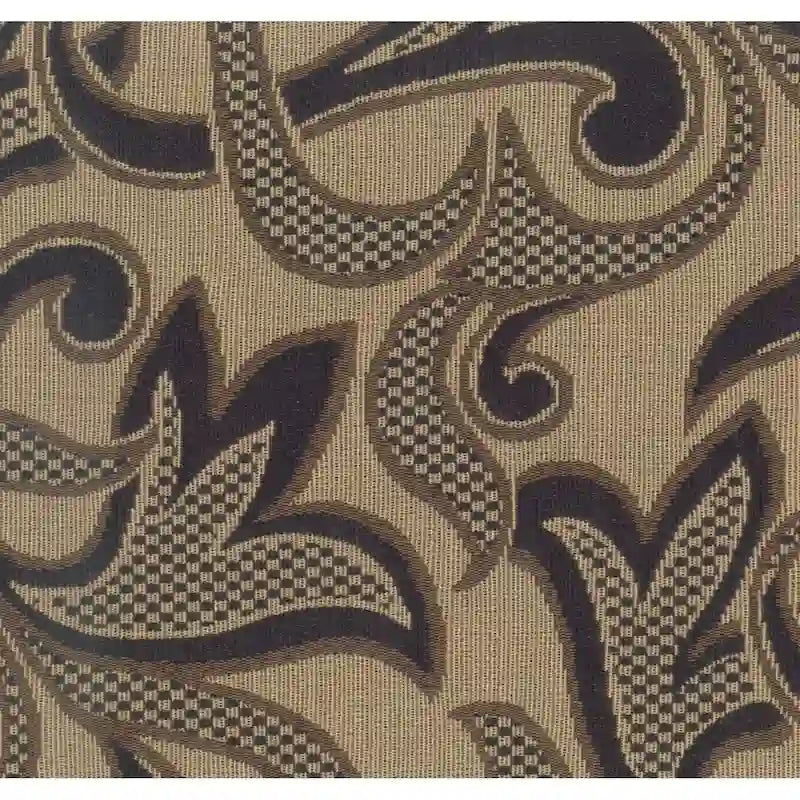 Fauteuil à bascule pivotant en rotin Bali avec coussin tapisserie