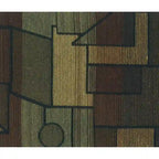 Fauteuil à bascule pivotant en rotin Bali avec coussin tapisserie