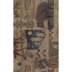 Fauteuil à bascule pivotant en rotin Bali avec coussin tapisserie