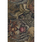 Fauteuil à bascule pivotant en rotin Bali avec coussin tapisserie