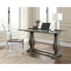 Table console Napa 60 en bois massif avec plateau rabattable pour canapé