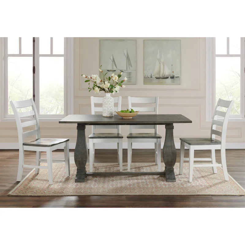 Table console Napa 60 en bois massif avec plateau rabattable pour canapé