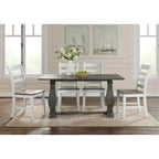 Table console Napa 60 en bois massif avec plateau rabattable pour canapé