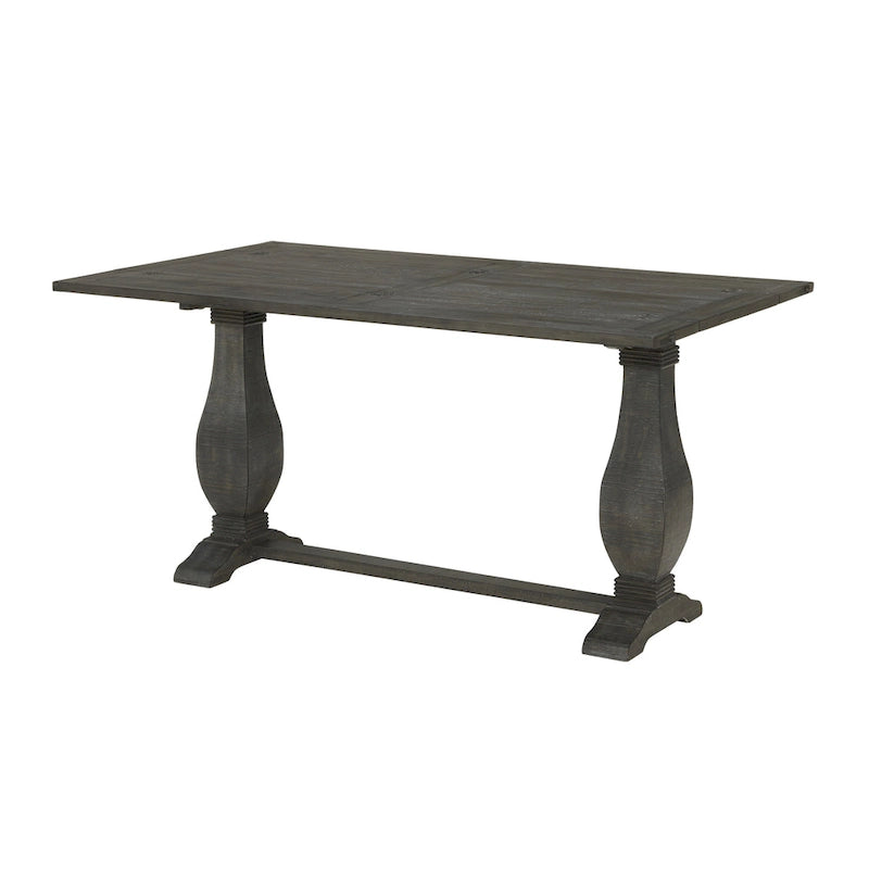 Table console Napa 60 en bois massif avec plateau rabattable pour canapé