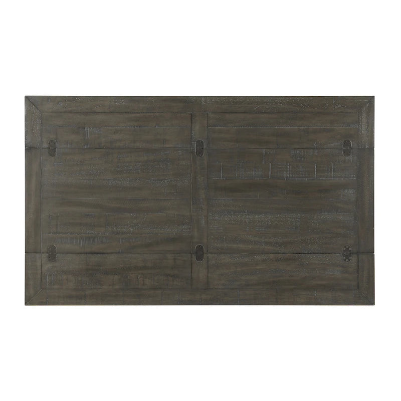 Table console Napa 60 en bois massif avec plateau rabattable pour canapé