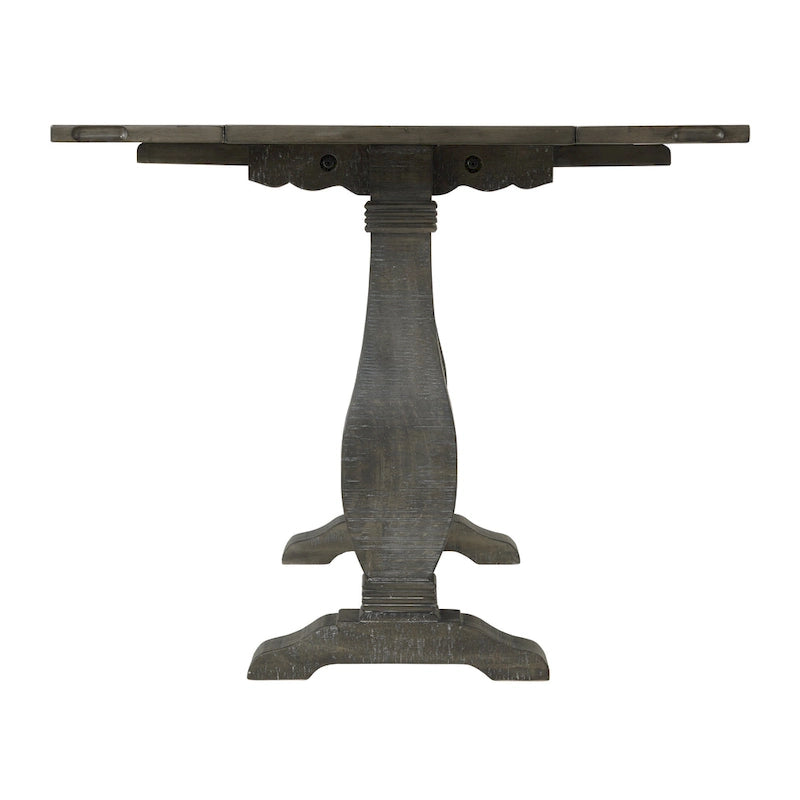 Table console Napa 60 en bois massif avec plateau rabattable pour canapé