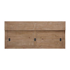Table console Napa 60 en bois massif avec plateau rabattable pour canapé