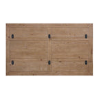 Table console Napa 60 en bois massif avec plateau rabattable pour canapé