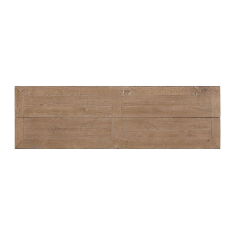 Table console Napa 60 en bois massif avec plateau rabattable pour canapé