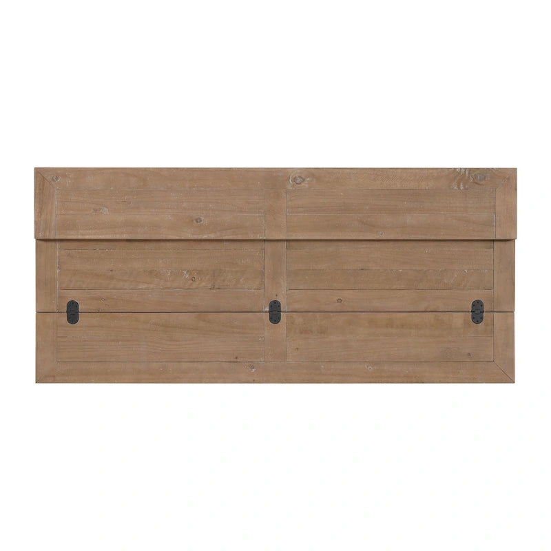 Table console Napa 60 en bois massif avec plateau rabattable pour canapé