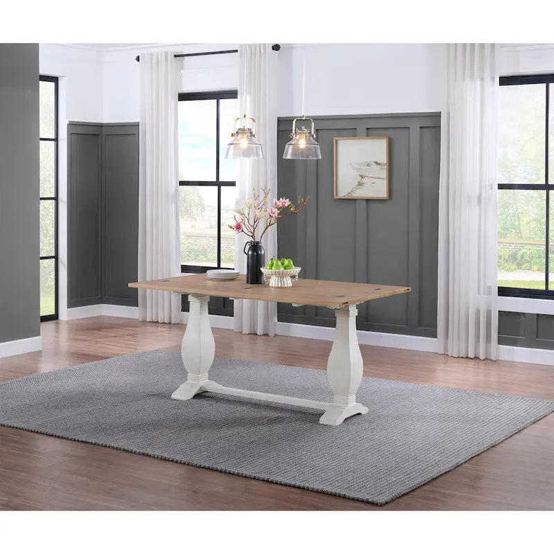 Table console Napa 60 en bois massif avec plateau rabattable pour canapé