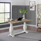 Table console Napa 60 en bois massif avec plateau rabattable pour canapé