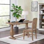 Table console Napa 60 en bois massif avec plateau rabattable pour canapé