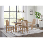 Table console Napa 60 en bois massif avec plateau rabattable pour canapé