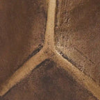 Table d'appoint ou tabouret d'extérieur rond en cuivre pour patio