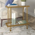 Table d'appoint rectangulaire large Inez 24