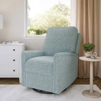 Fauteuil inclinable, pivotant et coulissant avec repose-pieds