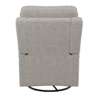 Fauteuil inclinable, pivotant et coulissant avec repose-pieds