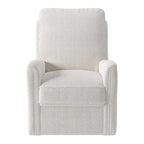 Fauteuil inclinable, pivotant et coulissant avec repose-pieds