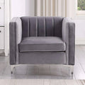 Fauteuil d'appoint rembourré pour le salon