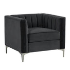 Fauteuil d'appoint rembourré pour le salon