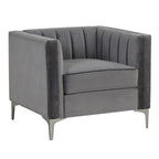 Fauteuil d'appoint rembourré pour le salon