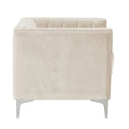 Fauteuil d'appoint rembourré pour le salon