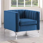Fauteuil d'appoint rembourré pour le salon