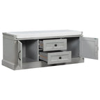 Banc de rangement avec coussin amovible