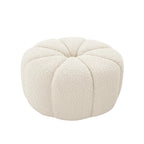Pouf Pompéi Bouclé, Crème