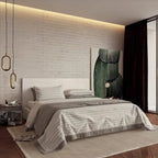 Tête de lit murale en bois MDF pour lit King et Queen