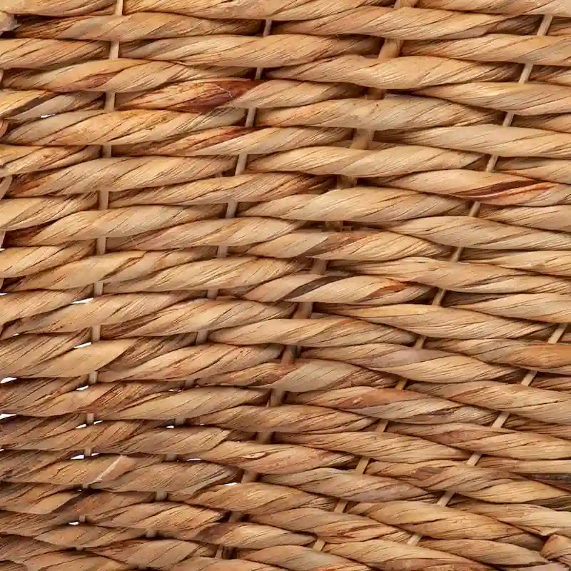 Table d'appoint côtière en fibres naturelles tressées