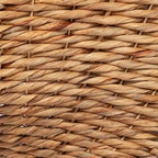 Table d'appoint côtière en fibres naturelles tressées